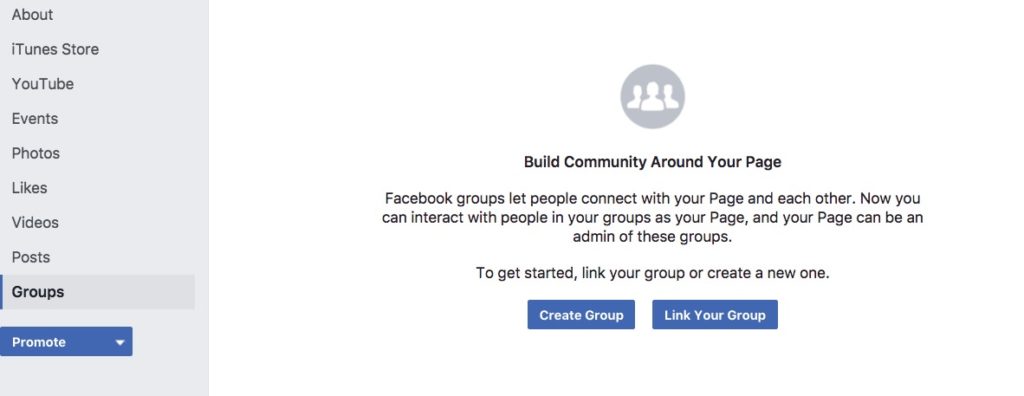 connect a facebook group to a facebook page