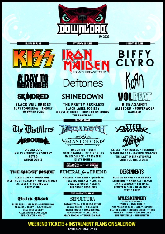 Download Festival 2022 - Announcement Feb 24