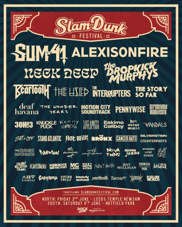 Slam Dunk Festival 2022 - Announcement Feb 25