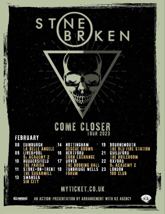 Stone Broken UK Tour 2023