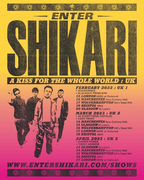 Enter Shikari UK Tour 2023