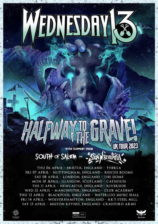 Wednesday 13 UK Tour 2023