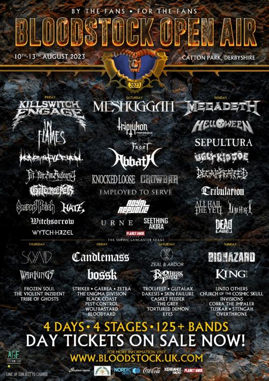 Bloodstock Festival 2023 - Announcement March 28