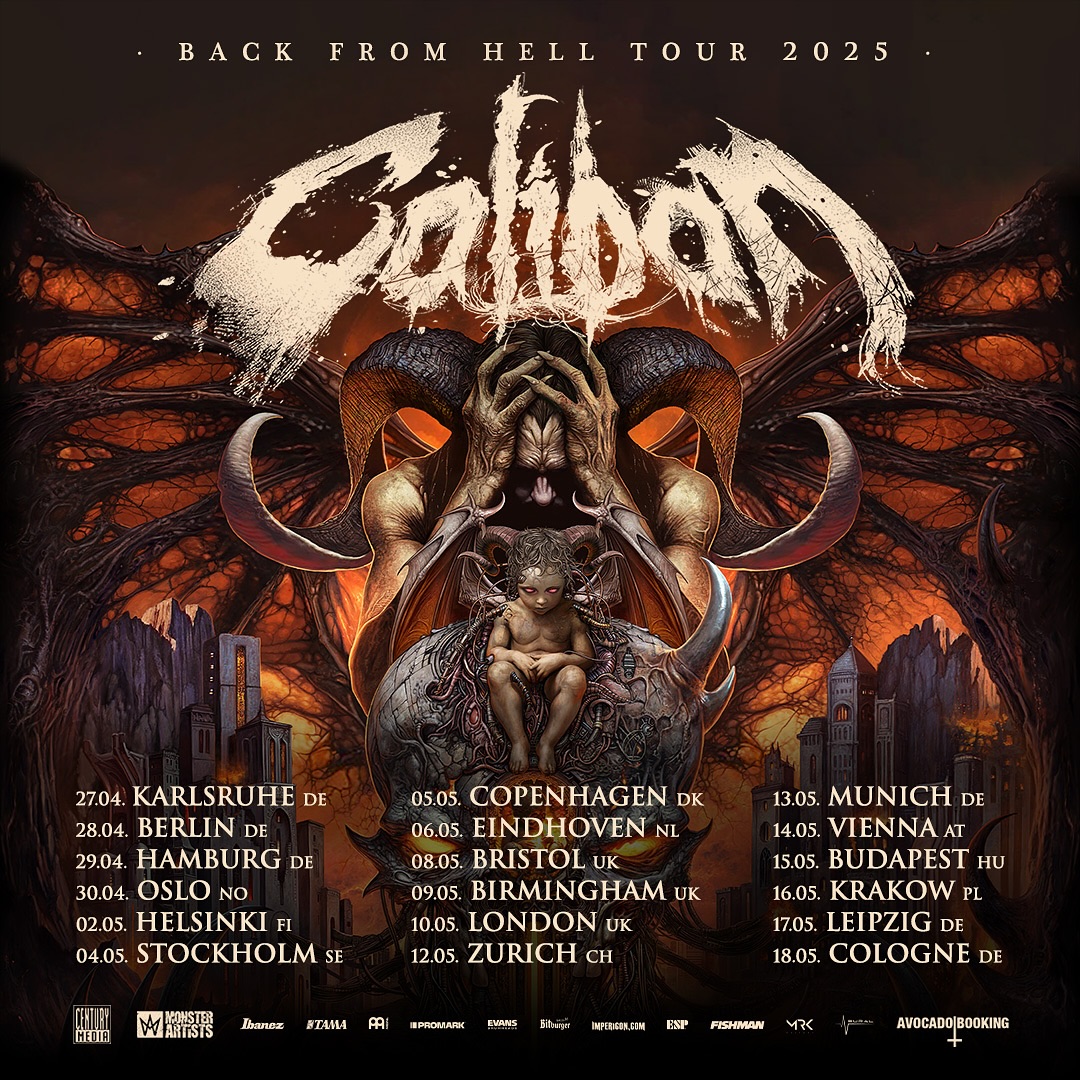 Caliban European Tour 2025