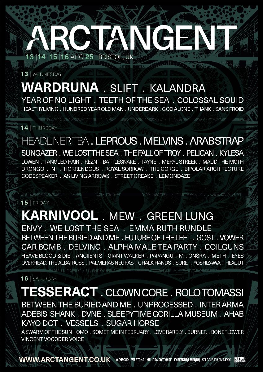 ArcTanGent Festival 2025 - Announcement 2