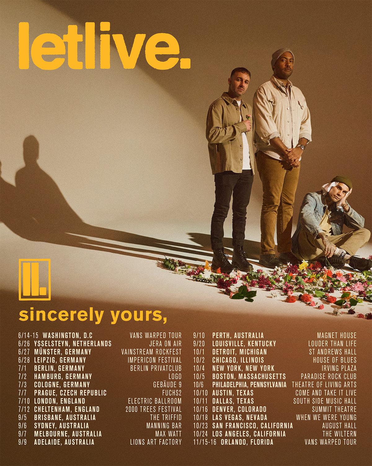 letlive World Tour 2025