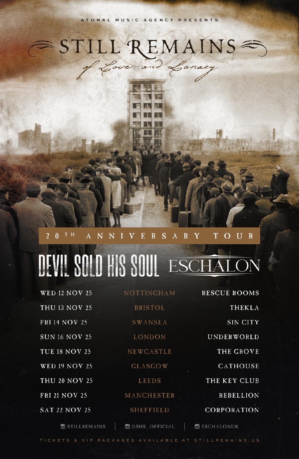 Still Remains UK Tour 2025