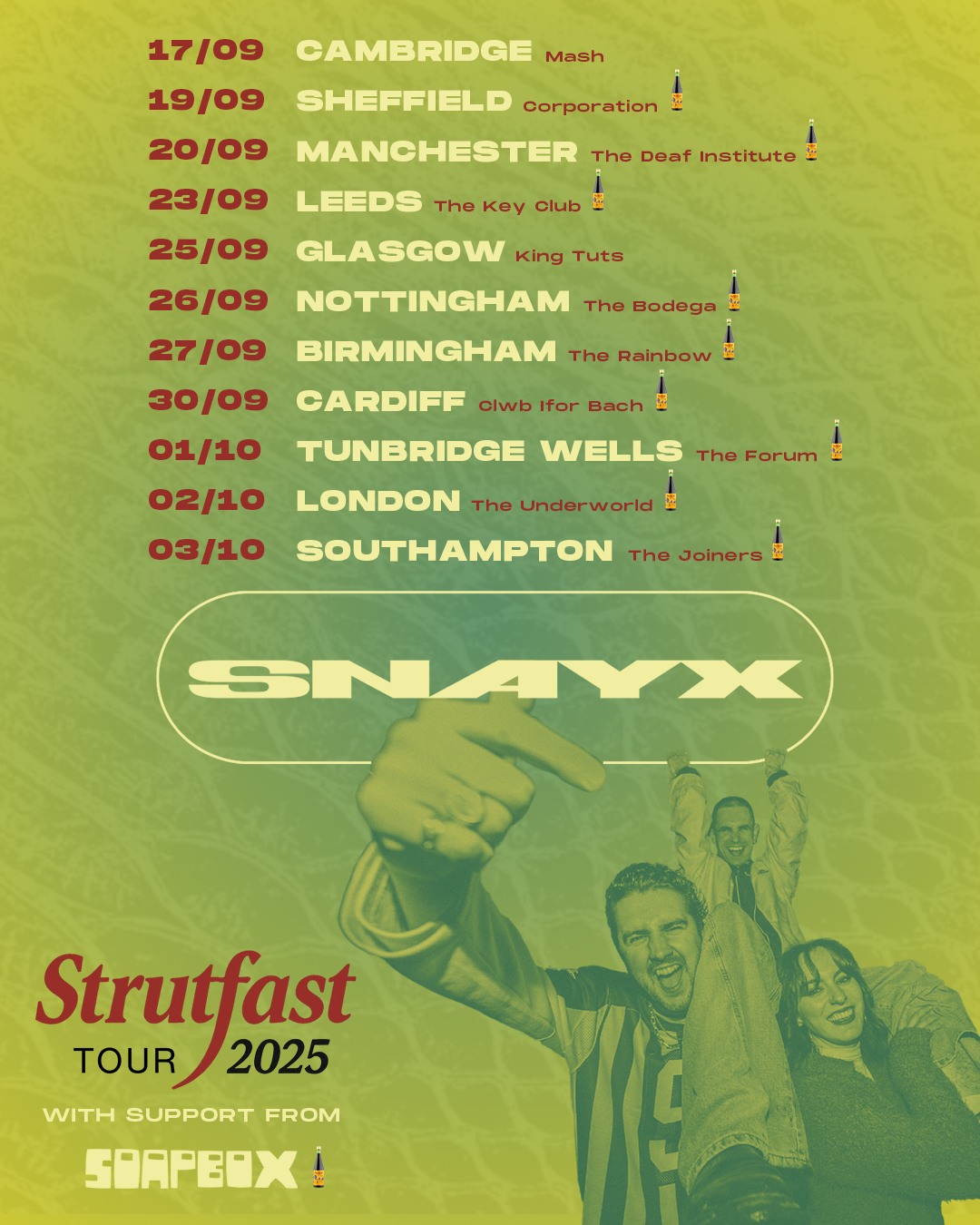 SNAYX UK Tour 2025