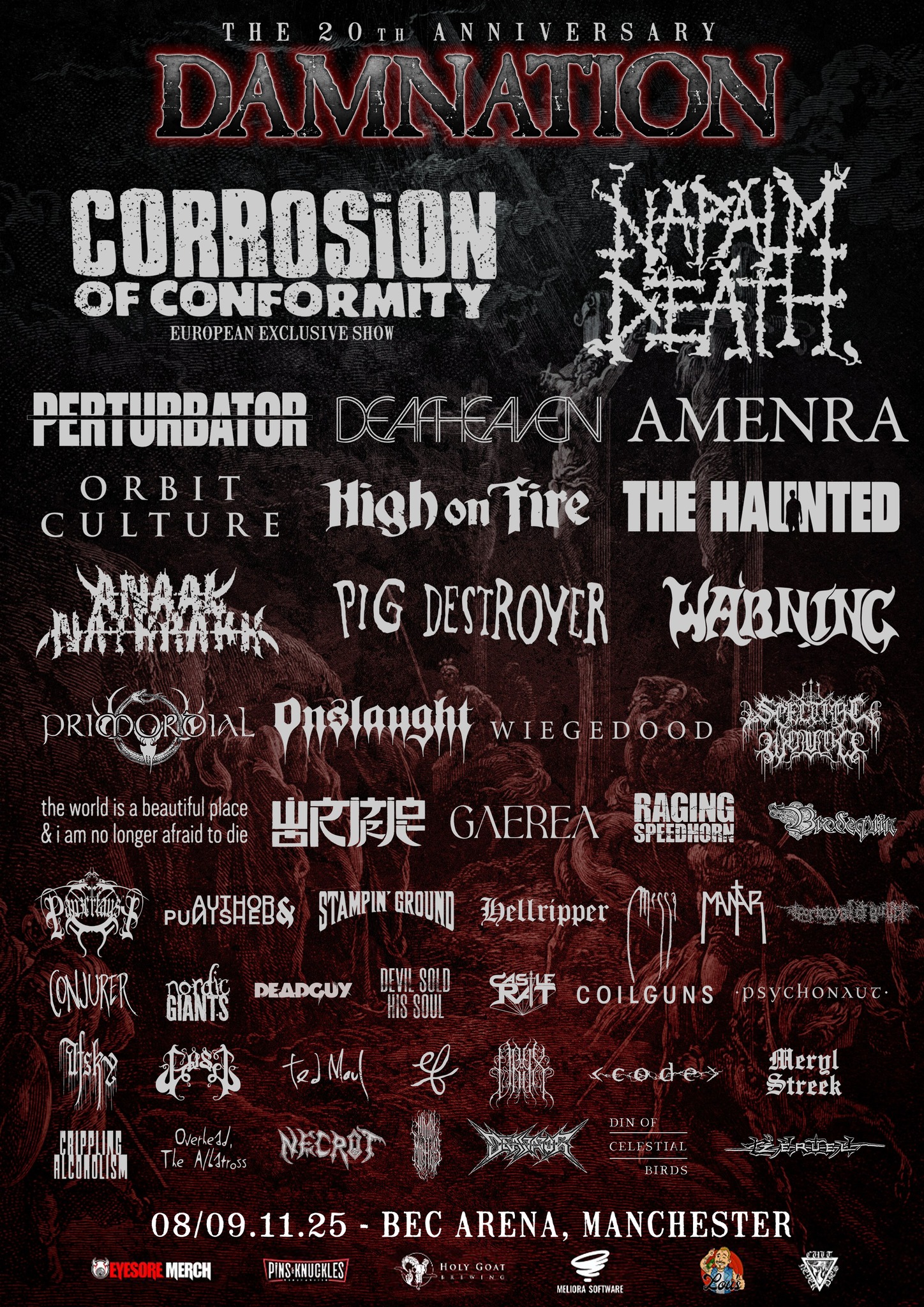 Damnation Festival 2025 - Final Lineup